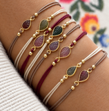 Bracciali Foglie Tormaline