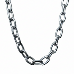 Collana Catena Rettangolare Argento