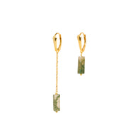 Orecchini Asimmetrici con Pietre