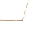 Collana Barra Zirconi