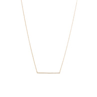 Collana Barra Zirconi