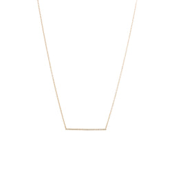 Collana Barra Zirconi