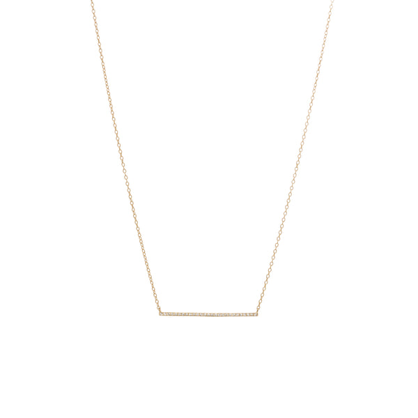 Collana Barra Zirconi