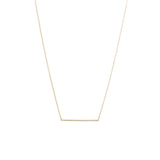 Collana Barra Zirconi