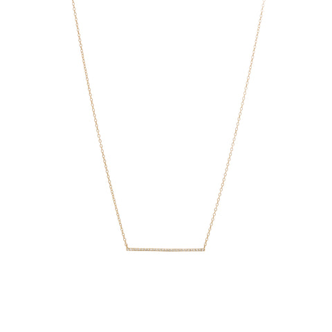 Collana Barra Zirconi