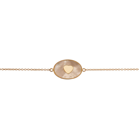 Bracciale Madreperla con cuore