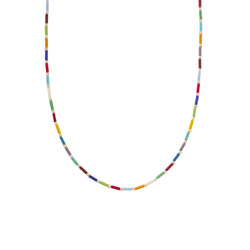 Collana Tubetti Perline
