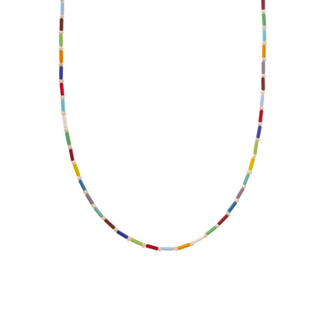 Collana Tubetti Perline