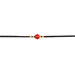 Bracciale Cordino Coccinella