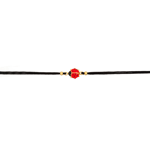 Bracciale Cordino Coccinella