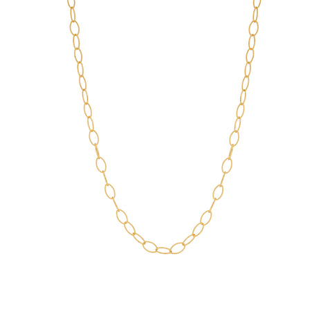 Collana Catena Ovale Treccia