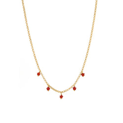 Collana Stelle Corniola