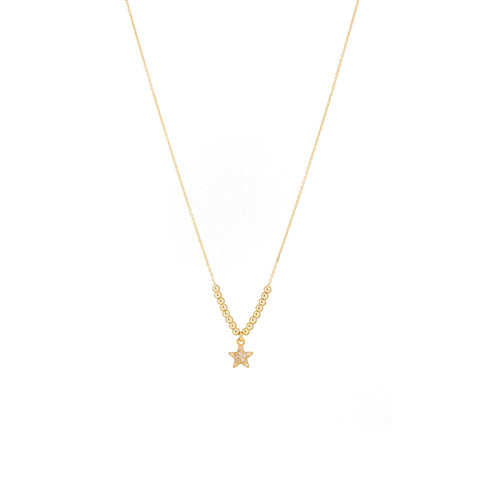 Collana Stella Pavè