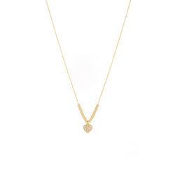 Collana Cuore Pavè
