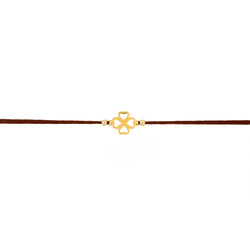 Bracciale Cordino Quadrifoglio Profilo
