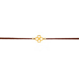 Bracciale Cordino Quadrifoglio Profilo