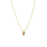 Collana Ovale Tris pietre
