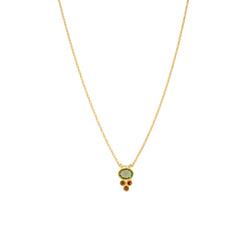 Collana Ovale Tris pietre