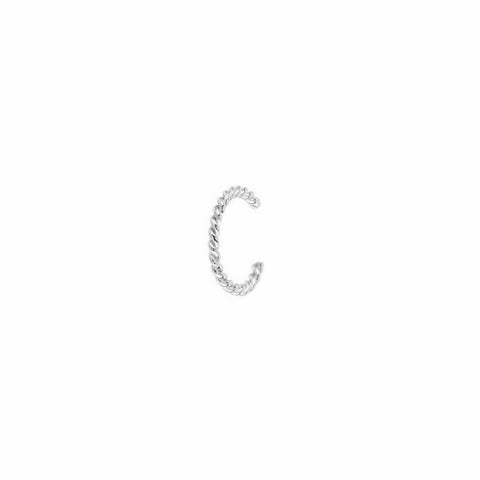 Earcuff Treccia Argento