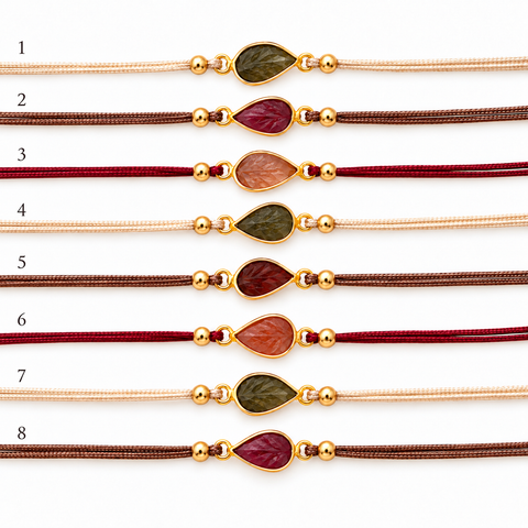 Bracciali Foglie Tormaline
