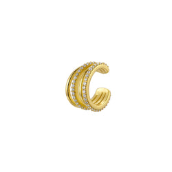 Earcuff Quadruplo Zirconi