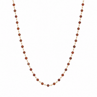 Collana Rosario Cioccolato