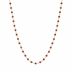 Collana Rosario Cioccolato