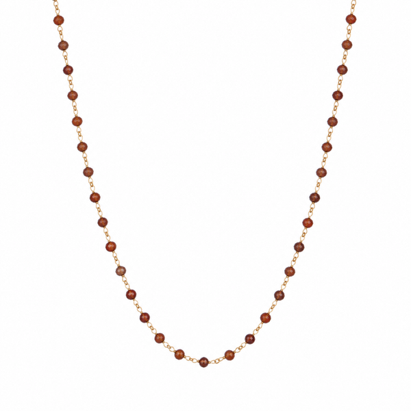 Collana Rosario Cioccolato