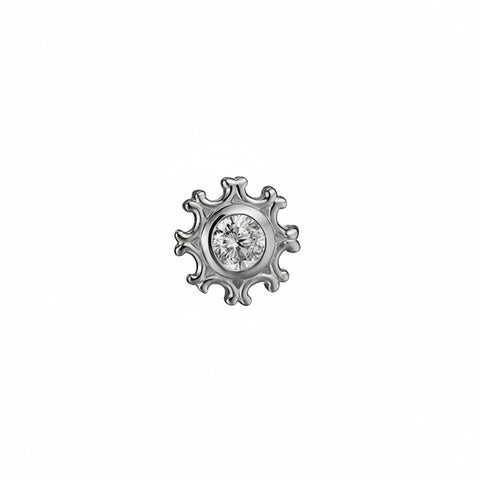 Orecchino Sole Argento