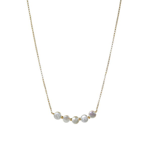 Collana Perle Piatte